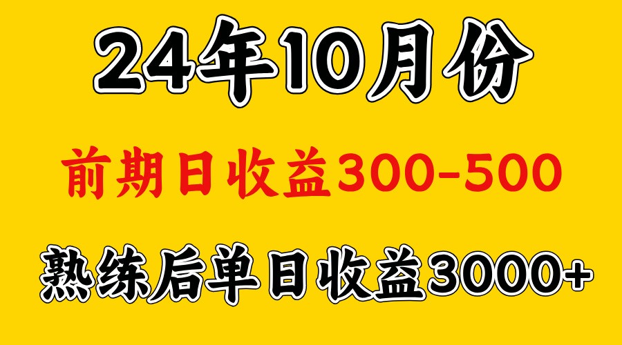 高手是怎么赚钱的.前期日收益500+熟练后日收益3000左右-中创网-创业项目大全