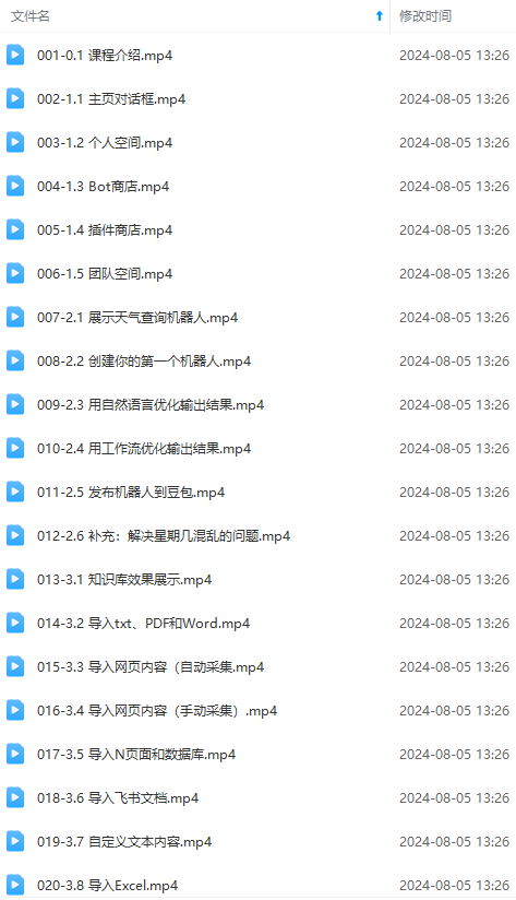 图片[1]-（11990期）Coze-0基础开发 Agent智能体教程：不需要懂编程，做属于自己的对话机器人