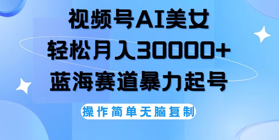 （12125期）视频号AI美女跳舞，轻松月入30000+，蓝海赛道，流量池巨大，起号猛，无…-中创网-创业项目大全
