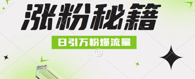最新小和尚抖音涨粉，日引1万+，流量爆满-中创网-创业项目大全