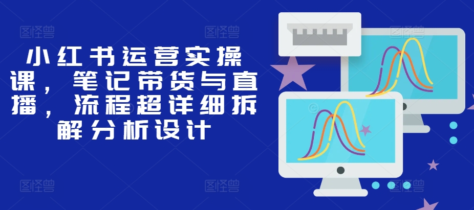 小红书运营实操课，笔记带货与直播，流程超详细拆解分析设计-中创网-创业项目大全