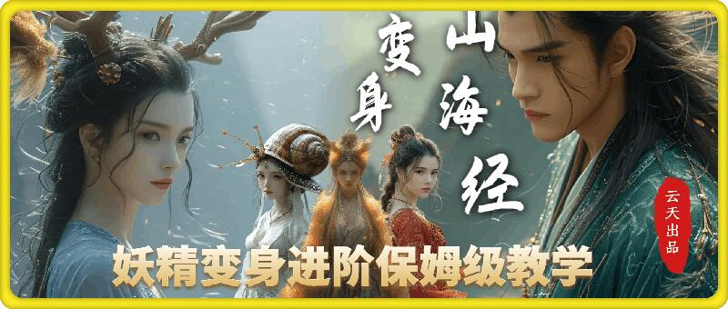 云天AI山海经变身视频教程，妖精变身进阶保姆级教学-中创网-创业项目大全