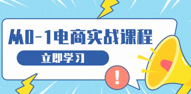 （13594期）从零做电商实战课程，教你如何获取访客、选品布局，搭建基础运营团队-中创网-创业项目大全