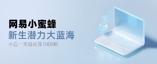 网易小蜜蜂，最新大蓝海项目，单日轻松日涨千粉-中创网-创业项目大全