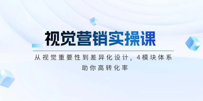 （14146期）视觉设计实操课, 从视觉必要性到差异化经营, 4控制模块管理体系, 帮助你高转换率-中创网-创业项目大全