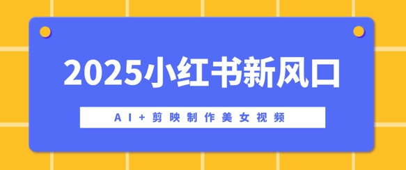 2025小红书的新蓝海，AI 剪辑软件制做美女丝袜，引流矩阵公布快速吸粉，初学者也可以实际操作-中创网-创业项目大全