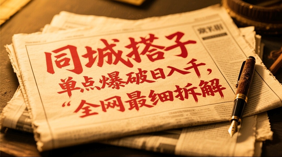 同城搭子群19.9单点爆破日入千，搭子组局月入万，全网最细拆解-中创网-创业项目大全